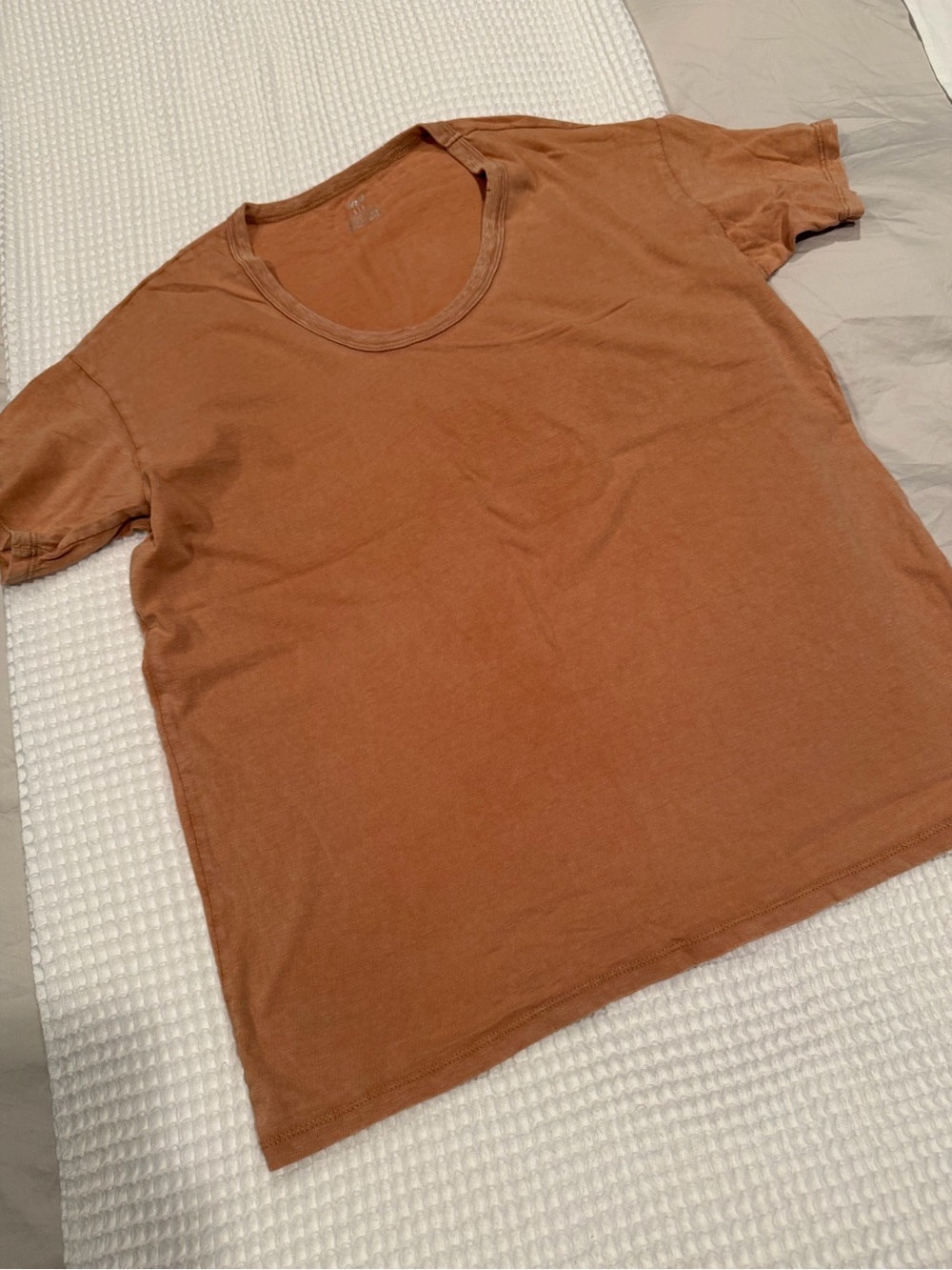 Oversized Short Sleeve Distressed Tee